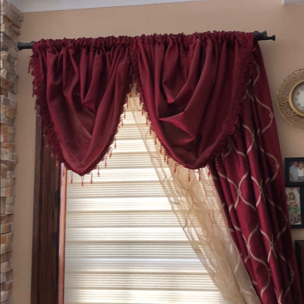 Valences  and curtains